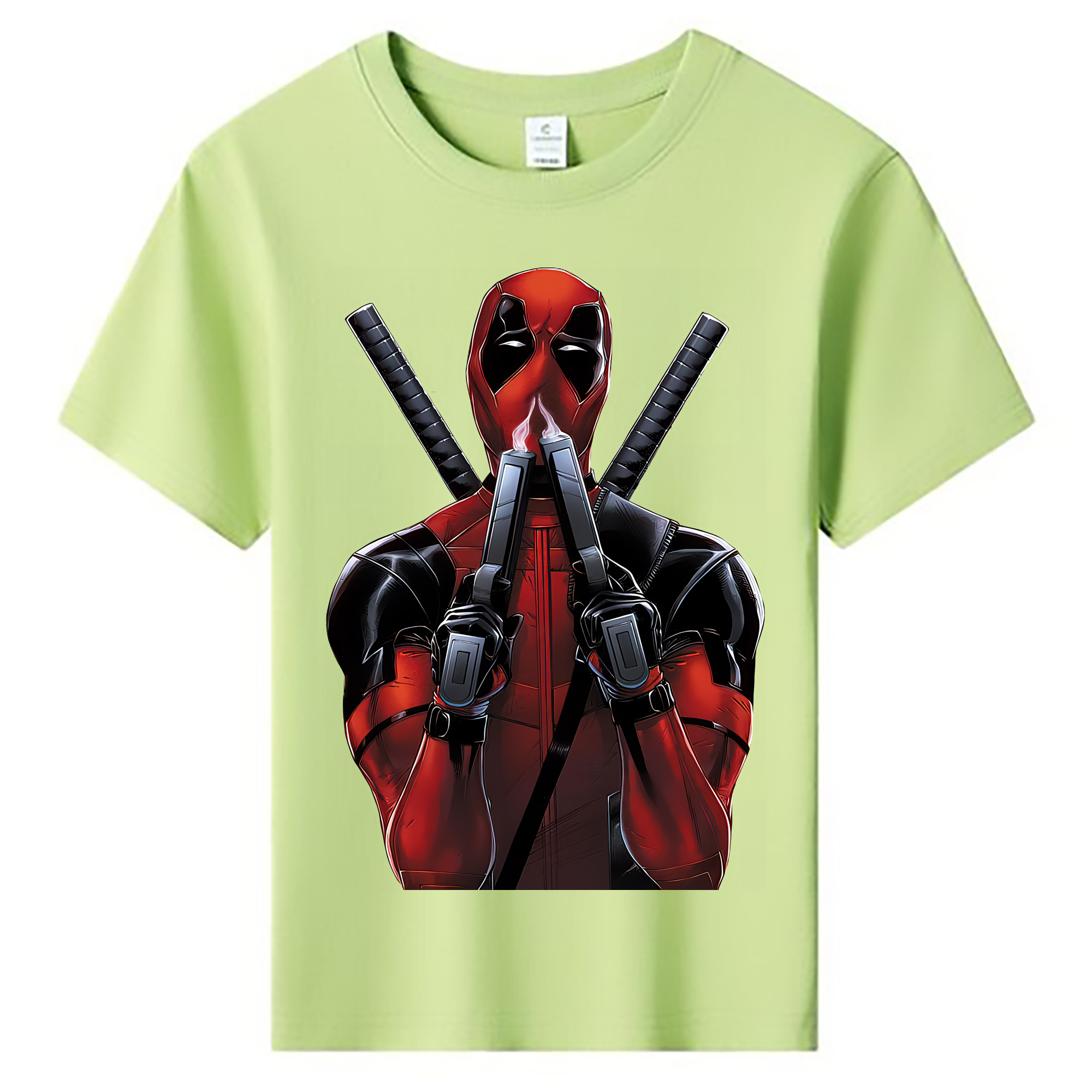 （画像用） Deadpool デッドプール 綿100％キッズTシャツ（フロントプリント）